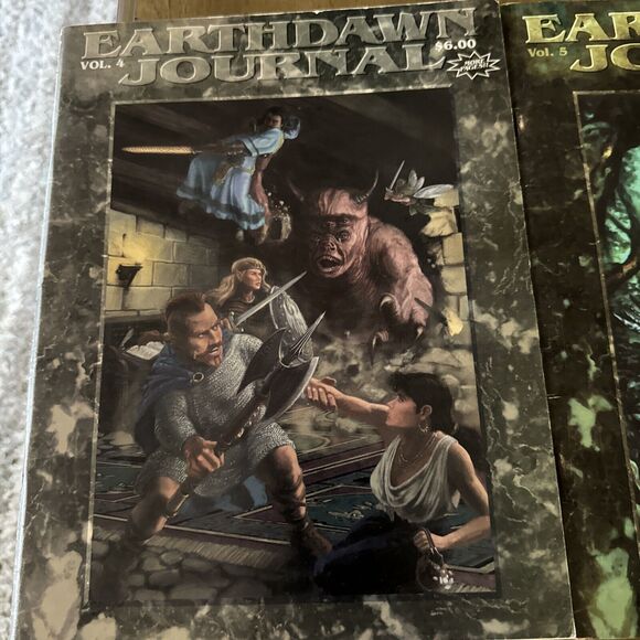 Earthdawn RPG, by FASA. Journal Volumes 4 & 5 Good or Better - Picture 3 of 5